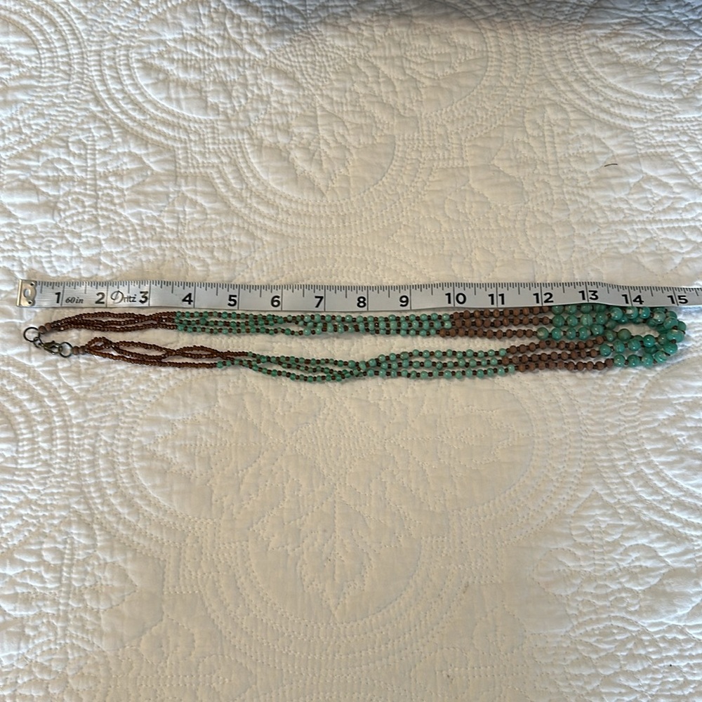 VTG: FUN Wooden and glass beads for a fun BOHO Bohemian necklace! 30”🔥 - Picture 6 of 6